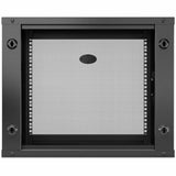APC NetShelter 9U Wallmount Rack Enclosure Cabinet Single Hinged Switch Depth — AR109SH4