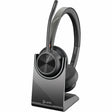 Poly Voyager 4320 UC Stereo USB-A Headset + BT700 USB-A Adapter + Charging Stand — 77Y99AA