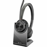 Poly Voyager 4320 UC Stereo USB-A Headset + BT700 USB-A Adapter + Charging Stand — 77Y99AA