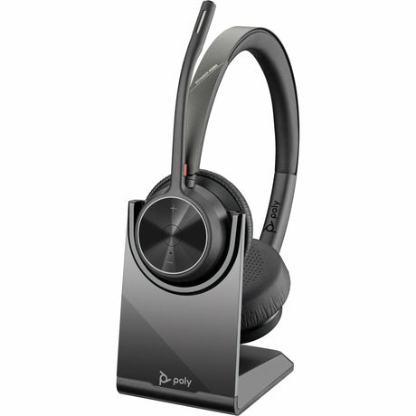 Poly Voyager 4320 UC Stereo USB-A Headset + BT700 USB-A Adapter + Charging Stand — 77Y99AA