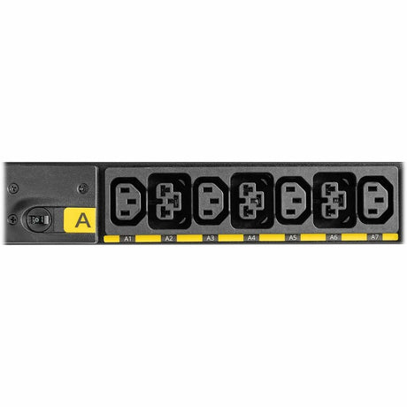 Eaton Universal-Input Basic PDU G4, 208V and 415/240V, 42 Outlets, Input Cable Sold Separately, End-Entry Input, 72-Inch 0U Vertical — EVBAGU23X-E