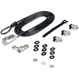 StarTech.com Laptop/Desktop & Peripheral Lock Kit, 9.8ft (3m) Steel Cable, Theft-Deterring Security Lock, K-Slot, For 3x Devices — 3M4-DESK-LOCKING-KIT