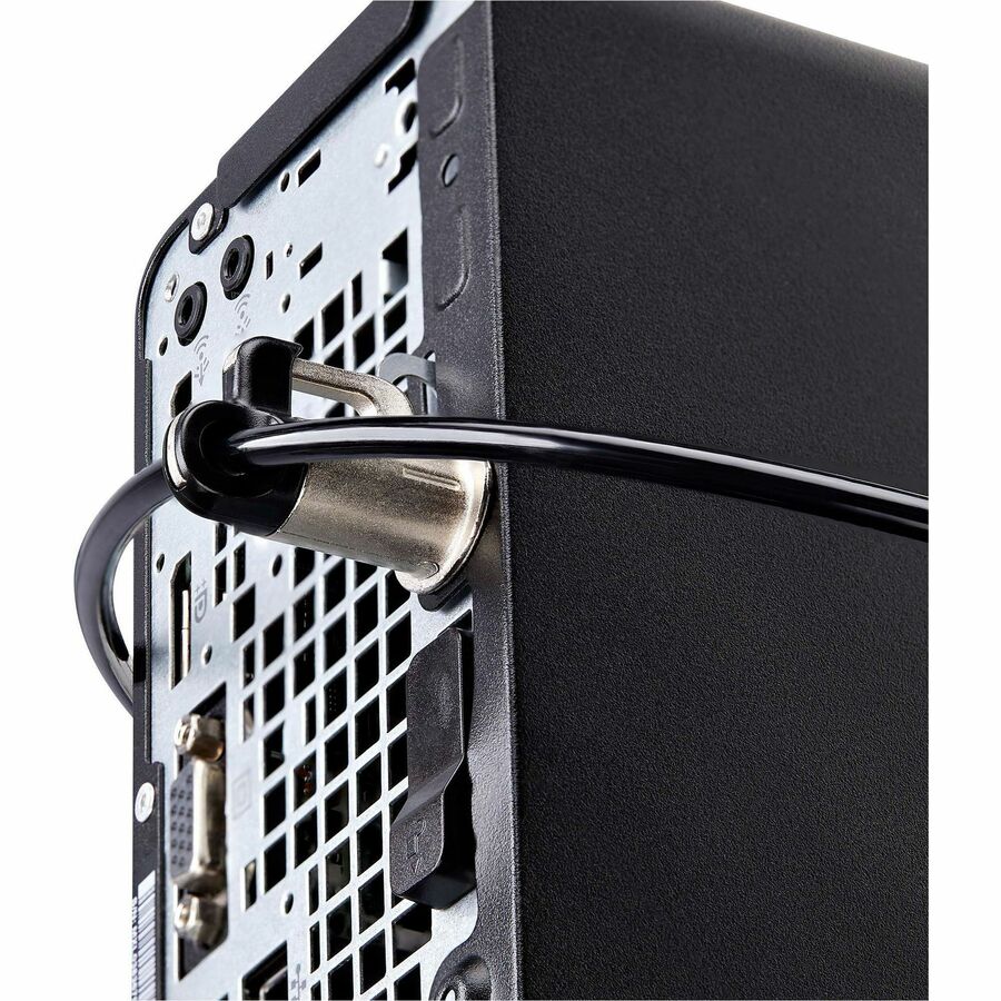 StarTech.com Laptop/Desktop & Peripheral Lock Kit, 9.8ft (3m) Steel Cable, Theft-Deterring Security Lock, K-Slot, For 3x Devices — 3M4-DESK-LOCKING-KIT