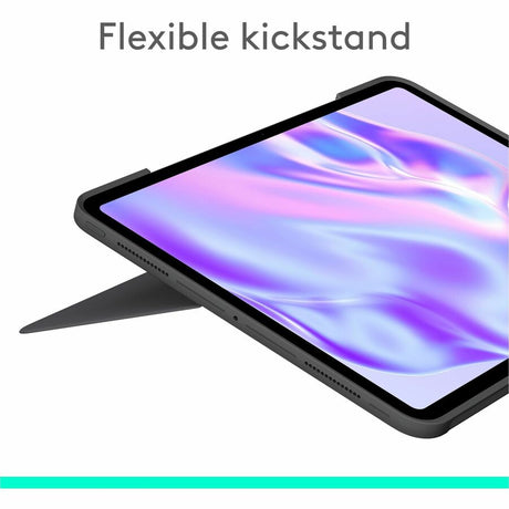 Logitech Combo Touch iPad Pro 13-inch (M4)(2024) Keyboard Case - Detachable backlit keyboard with kickstand, comfortable typing, multi-use mode - Graphite — 920-012658