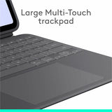 Logitech Combo Touch iPad Pro 13-inch (M4)(2024) Keyboard Case - Detachable backlit keyboard with kickstand, comfortable typing, multi-use mode - Graphite — 920-012658
