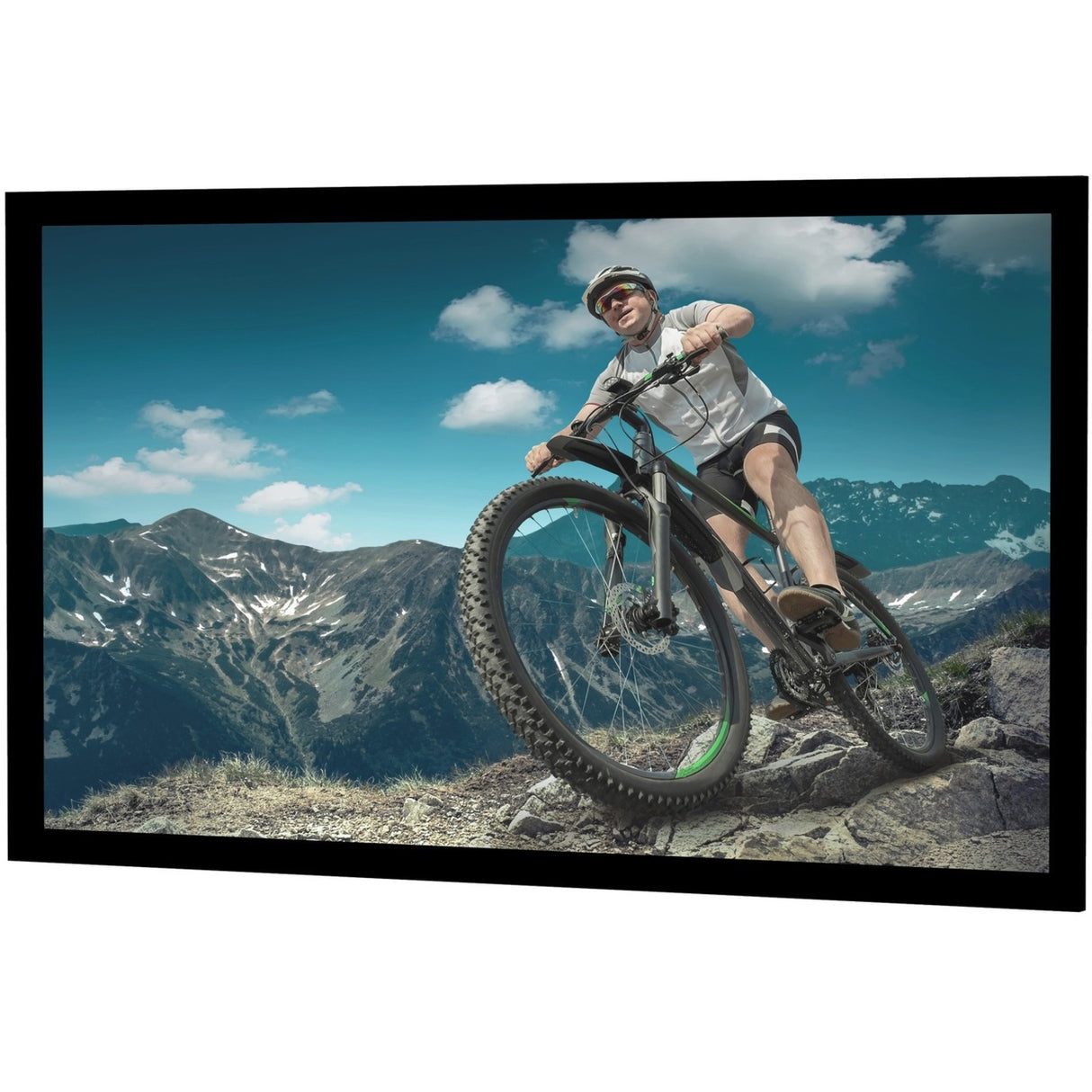 Da-Lite Cinema Contour Series Projection Screen - Fixed Frame Screen with 3in Wide Beveled Frame - 133in Screen — 29966V