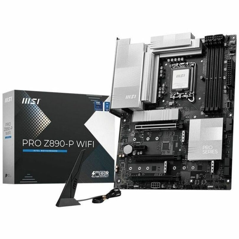 MSI PRO Z890-P WIFI ATX MOTHERBOARD LGA 1851 for Intel Core Ultra CPU — Z890PWIFI