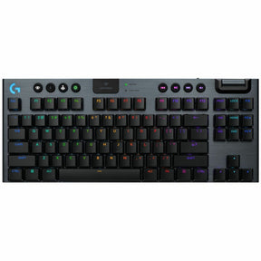 Logitech G915 X LIGHTSPEED TKL Low-Profile Wireless Gaming Keyboard, Double-Shot PBT Keycaps, Fully Programmable Keys, RGB Backlighting, Sleek Aluminum Finishing, GL Red Linear - PC/Mac — 920-012743