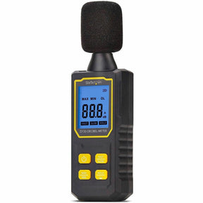 StarTech.com Handheld Digital Sound Meter w/Large LCD, Noise/Decibel Level Reader for Server Rooms/Offices, Audio Monitor, 30-130dBA Range — D130-DECIBEL-METER