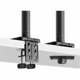 StarTech.com Monitor Desk Mount for up to 49in 32:9 Ultrawide Curved Screen, Mechanical Spring Arm, C-Clamp/Grommet, Max Weight 44lb/20kg — H1M1AG1-MONITOR-ARM