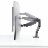 StarTech.com Monitor Desk Mount for up to 49in 32:9 Ultrawide Curved Screen, Mechanical Spring Arm, C-Clamp/Grommet, Max Weight 44lb/20kg — H1M1AG1-MONITOR-ARM