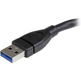 StarTech.com 6in Black USB 3.0 (5Gbps) Extension Adapter Cable A to A - M/F — USB3EXT6INBK