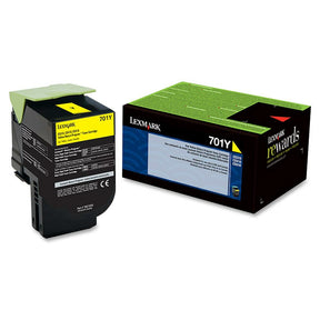 Lexmark 701Y Toner Cartridge — 70C10Y0