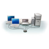 IOGEAR 4-Port USB 2.0 Automatic Printer Switch — GUB431