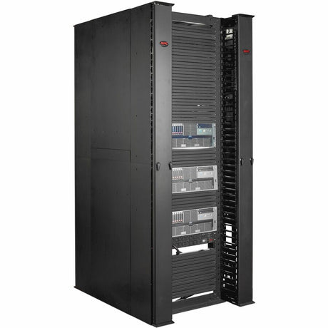 Performance,Vertical Cable Manager for 2 & 4 Post Racks, 84"H x 6"W, Double-Sided with Doors — AR8625