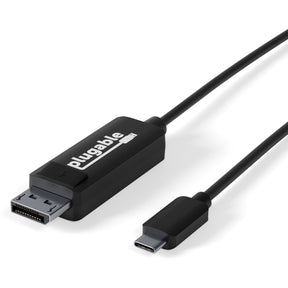 Plugable USB C to DisplayPort Bi Directional Cable 6 feet (1.8m) — USBC-DP