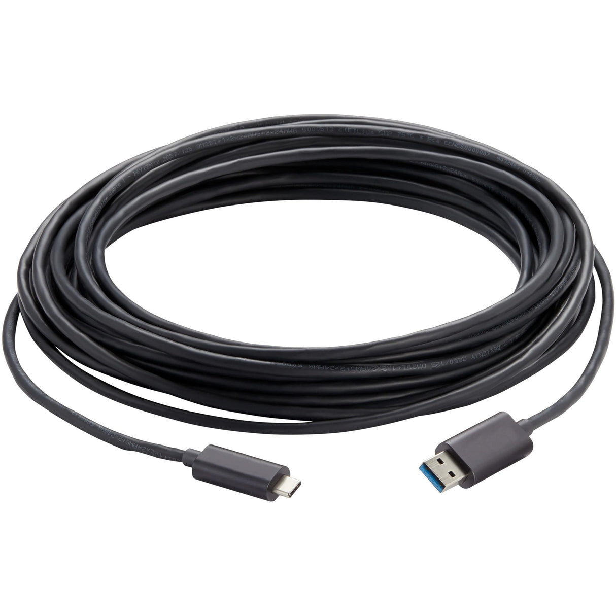 Vaddio 26 ft USB 3.2 Active Optical Cable - Type C to Type A - Black — 440-1007-008