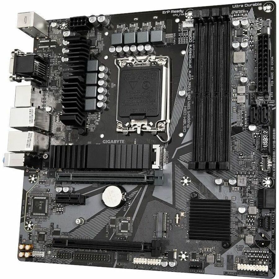 Gigabyte Ultra Durable Q670M D3H Gaming Desktop Motherboard - Intel Q670 Chipset - Socket LGA-1700 - Micro ATX — Q670MD3H