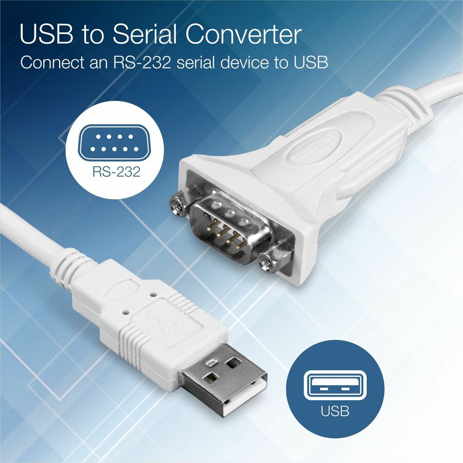 TRENDnet 10 Ft. USB to Serial Converter — TU-S910