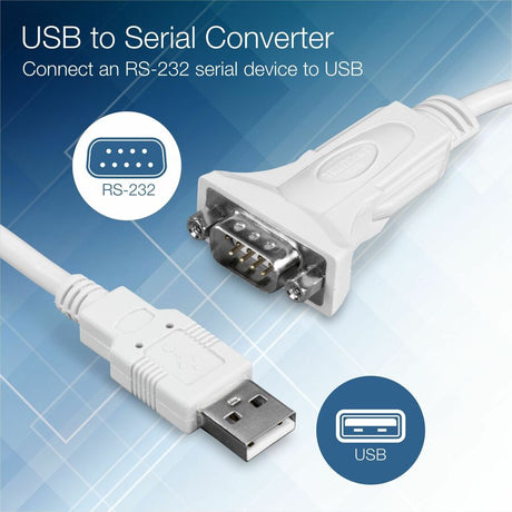 TRENDnet 10 Ft. USB to Serial Converter — TU-S910