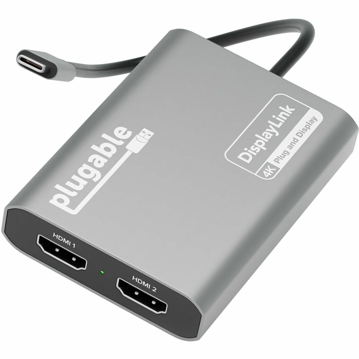 Plugable USB C to HDMI Adapter, Dual Monitor 4K 60Hz for Apple Mac M1/M2/M3 — USBC-6950M