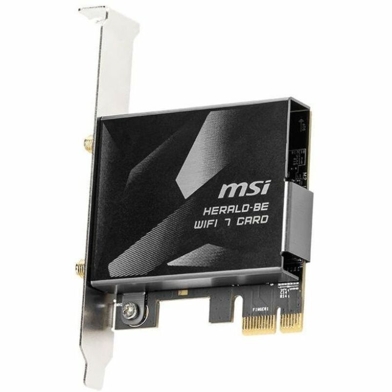 MSI HERALD-BE IEEE 802.11be Bluetooth 5.4 Tri Band Wi-Fi/Bluetooth Combo Adapter — HERALDBWIFI7MAX