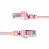 StarTech.com 50ft Pink CAT6a Ethernet Cable, Snagless RJ45, 10G, 100W PoE, S/FTP, LSZH, 27AWG Pure Copper, 500MHz, Shielded Network Cord — NLPN-50F-CAT6A-PATCH