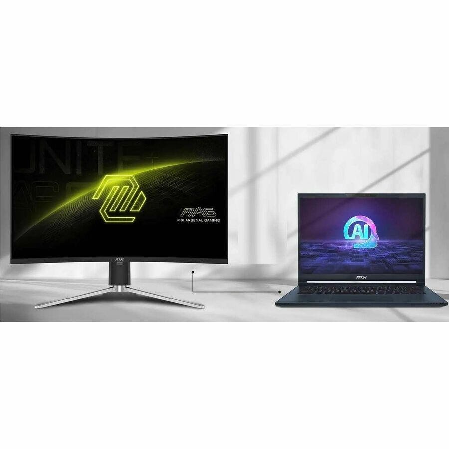 MSI MAG MAG 325CQRF QD E2 32" Class WQHD Curved Screen LCD Monitor - 16:9 - Black — MAG325CQRFQDE2