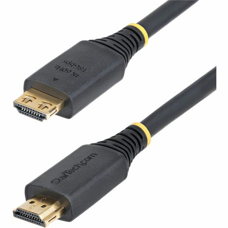 StarTech.com 15ft (4.5m) High Speed HDMI Cable with Gripping Connectors, 4K 60Hz/1440p 144Hz, 18Gbps, UHD HDMI 2.0 Cord, TPE Jacket — HDMI2-CABLE-GRIP-15F