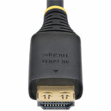 StarTech.com 15ft (4.5m) High Speed HDMI Cable with Gripping Connectors, 4K 60Hz/1440p 144Hz, 18Gbps, UHD HDMI 2.0 Cord, TPE Jacket — HDMI2-CABLE-GRIP-15F