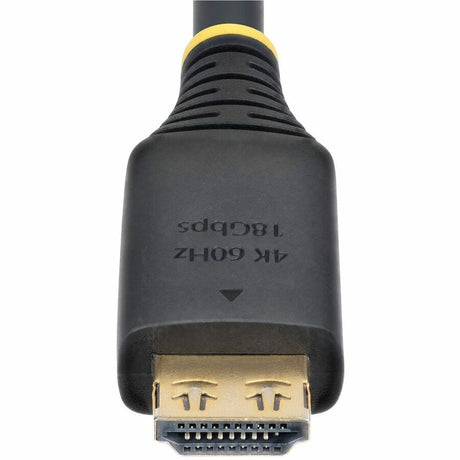 StarTech.com 15ft (4.5m) High Speed HDMI Cable with Gripping Connectors, 4K 60Hz/1440p 144Hz, 18Gbps, UHD HDMI 2.0 Cord, TPE Jacket — HDMI2-CABLE-GRIP-15F
