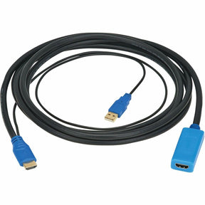 Eaton Tripp Lite Series HDMI Extension Cable with Active Signal Booster/Repeater (M/F), 8K 60 Hz, HDR, 4: 4: 4, HDCP 2.3, 10 ft. (3.1 m) — P569-A10-MF-8K6