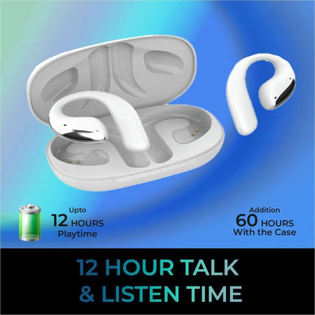 Adesso XTREAM T6 Open-Ear Bluetooth Earbuds with Touch Screen Charging Case — XTREAM T6
