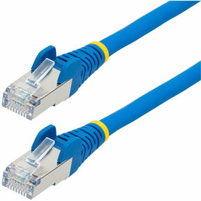 StarTech.com 50ft Blue CAT6a Ethernet Cable, Snagless RJ45, 10G, 100W PoE, S/FTP, LSZH, 27AWG Pure Copper, 500MHz, Shielded Network Cord — NLBL-50F-CAT6A-PATCH