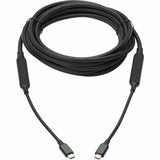 Eaton Tripp Lite Series USB-C Full-Function Active Cable (M/M) with Repeater - USB 3.2 Gen 2 (10 Gbps), 8K 60 Hz, 60W PD Charging, 5 m (16.4 ft.), Black — U420-05M-G2