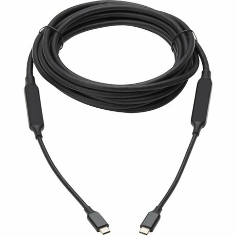 Eaton Tripp Lite Series USB-C Full-Function Active Cable (M/M) with Repeater - USB 3.2 Gen 2 (10 Gbps), 8K 60 Hz, 60W PD Charging, 5 m (16.4 ft.), Black — U420-05M-G2