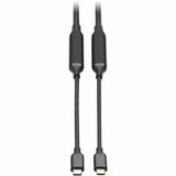 Eaton Tripp Lite Series USB-C Full-Function Active Cable (M/M) with Repeater - USB 3.2 Gen 2 (10 Gbps), 8K 60 Hz, 60W PD Charging, 5 m (16.4 ft.), Black — U420-05M-G2