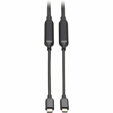 Eaton Tripp Lite Series USB-C Full-Function Active Cable (M/M) with Repeater - USB 3.2 Gen 2 (10 Gbps), 8K 60 Hz, 60W PD Charging, 5 m (16.4 ft.), Black — U420-05M-G2
