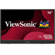 ViewSonic VA1653 16 Inch 1080p FHD IPS Portable Monitor with Eye Care, Built-in Stand, USB C, Mini HDMI, and Protective Case External Second Screen For Laptops, PC, Mac, and Gaming Consoles — VA1653