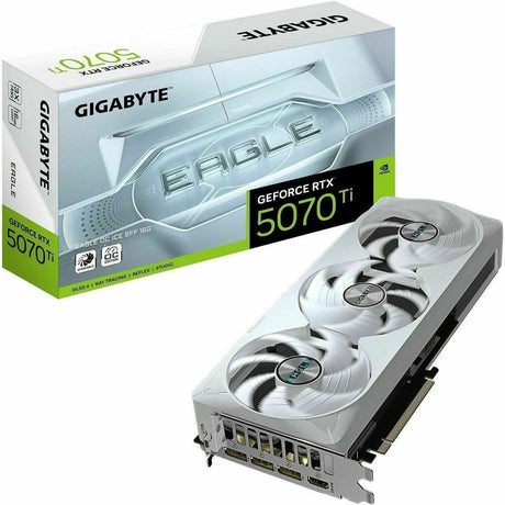 Gigabyte NVIDIA GeForce RTX 5070 Ti Graphic Card - 16 GB GDDR7 — GV-N507TEAGLEOC ICE-16GD