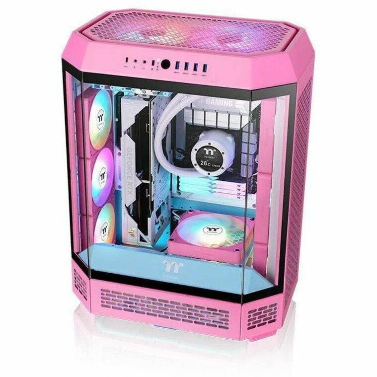Thermaltake CT120 EX Reverse ARGB Sync PC Cooling Fan Bubble Pink (3-Fan Pack) - 3 Pack — CL-F225-PL12PK-A