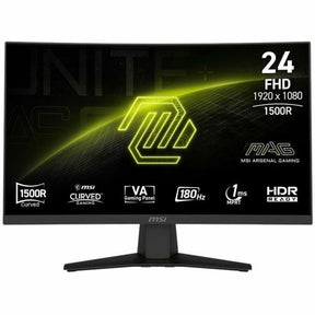 MSI MAG 244C 24 inch VA FHD Display 180Hz FreeSync Curved Gaming Monitor — MAG244C