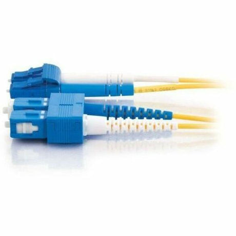 C2G 1m LC-SC 9/125 Duplex Single Mode OS2 Fiber Cable - Yellow - 3ft — 29190