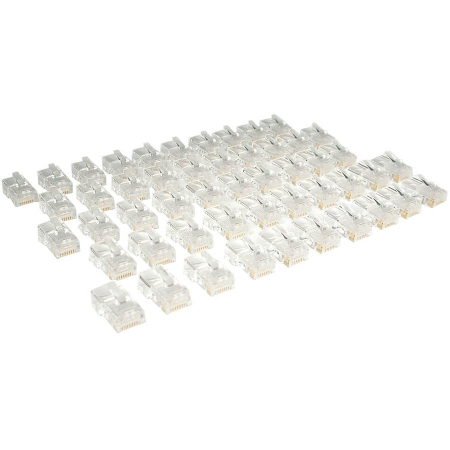 Eaton Tripp Lite Series Cat5e RJ45 Modular In-Line Connectors for Stranded Cat5e Cable, 50-Pack, TAA — N031-050