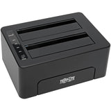 Eaton Tripp Lite Series USB 3.0 SuperSpeed to Dual SATA External Hard Drive Docking Station with Cloning for 2.5 in./3.5 in. HDD — U339-002