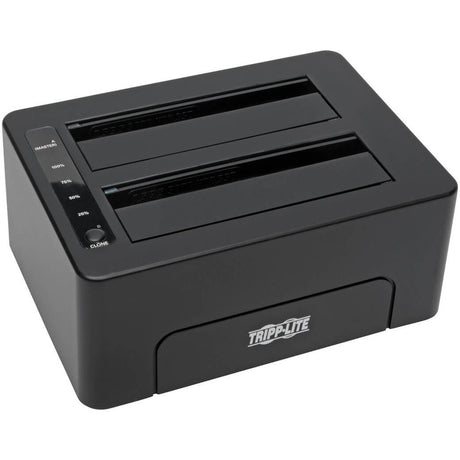 Eaton Tripp Lite Series USB 3.0 SuperSpeed to Dual SATA External Hard Drive Docking Station with Cloning for 2.5 in./3.5 in. HDD — U339-002