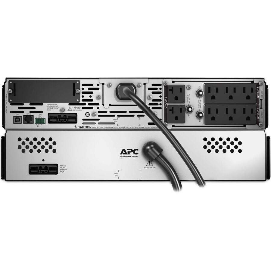 APC Smart-UPS X, Line Interactive, 2200VA, Rack/tower convertible 2U, 100V-127V, 6x 5-15R+2x 5-20R NEMA, SmartSlot, Extended runtime — SMX2200RMLV2U