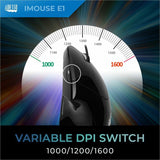 Adesso iMouse E1 Vertical Ergonomic Illuminated Mouse — iMouse E1