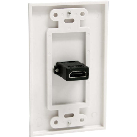 StarTech.com Single Outlet Female HDMI�&reg; Wall Plate White — HDMIPLATE