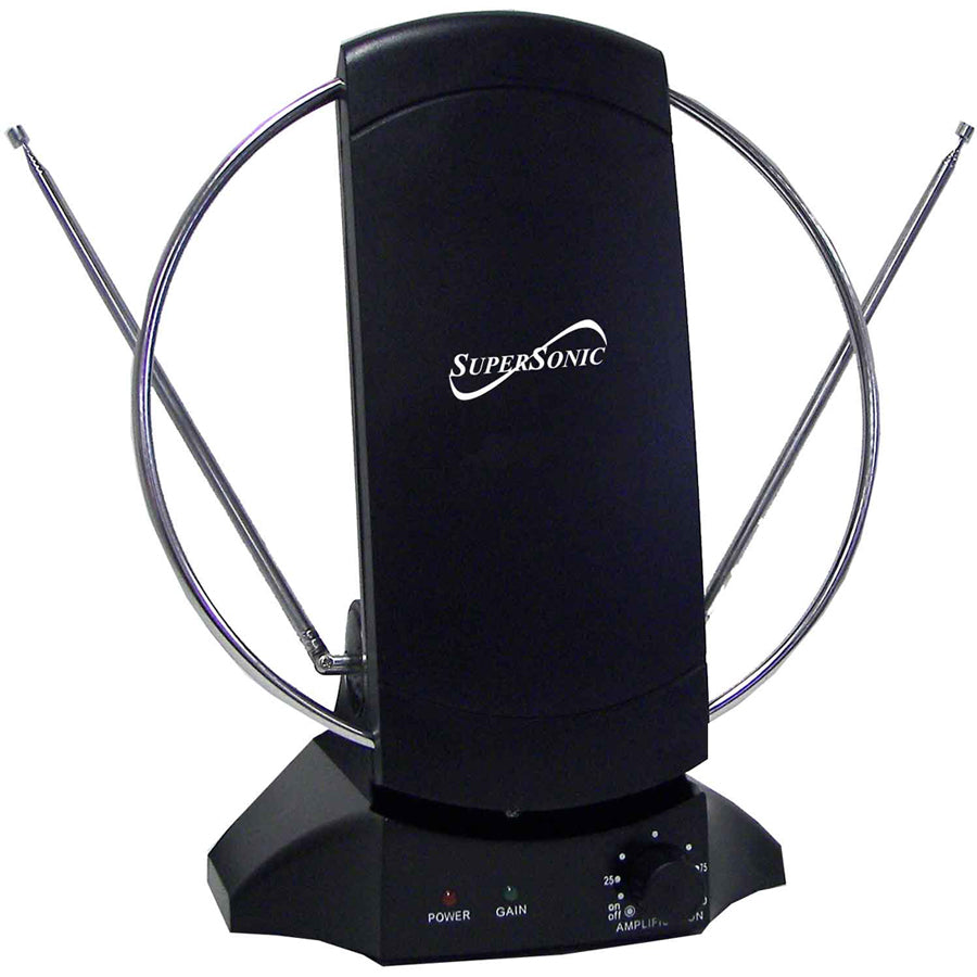Supersonic SC-605 HDTV and Digital Amplified TV Indoor Antenna — SC-605